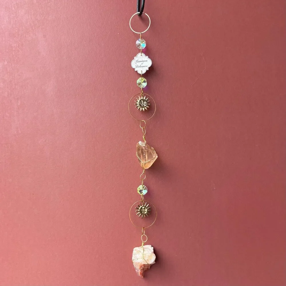 Delaware Quartz & Calcite Wall Hanging, Gemstones of Delaware Collection